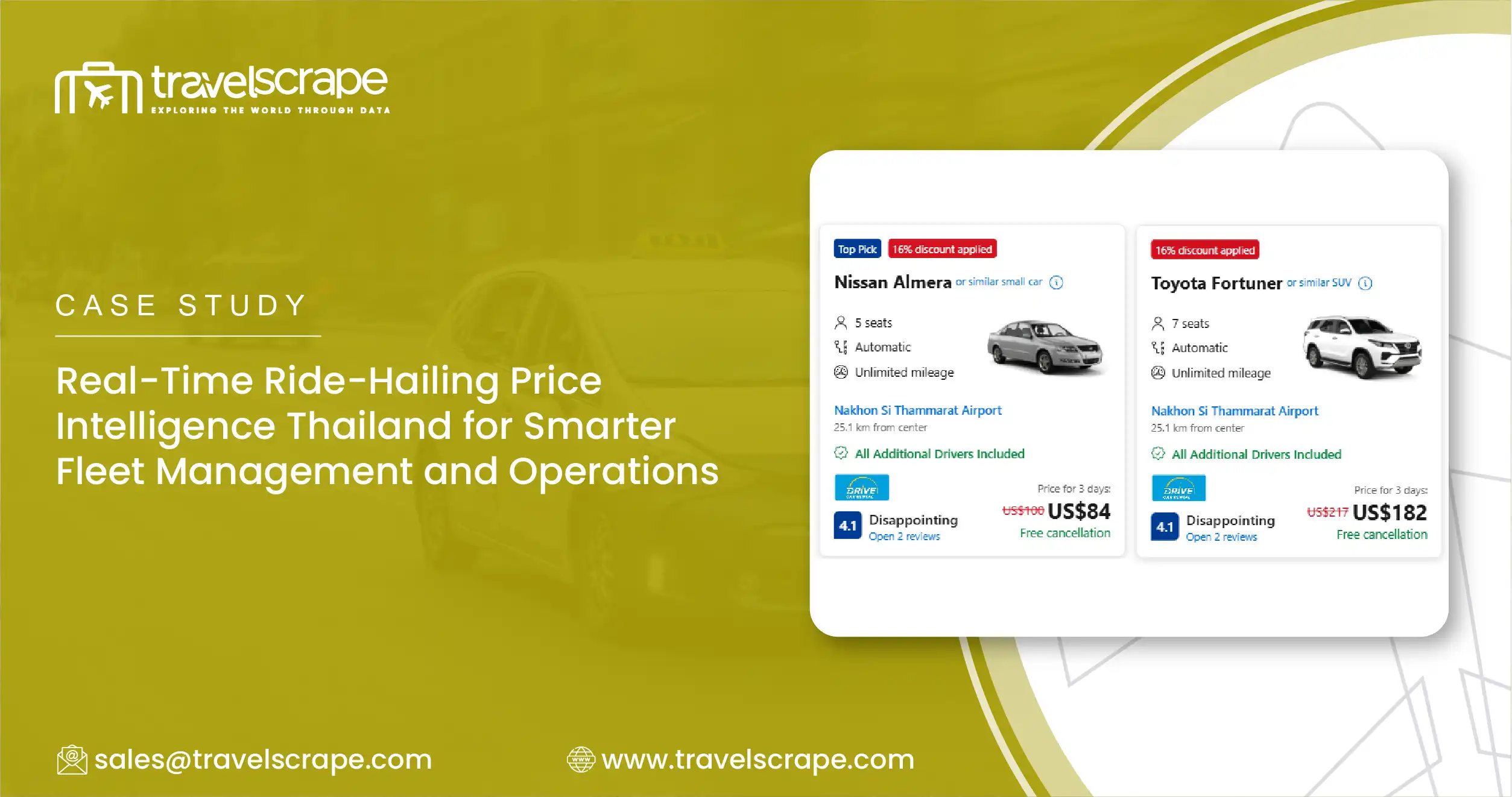 Real-Time Ride-Hailing Price Intelligence Thailand